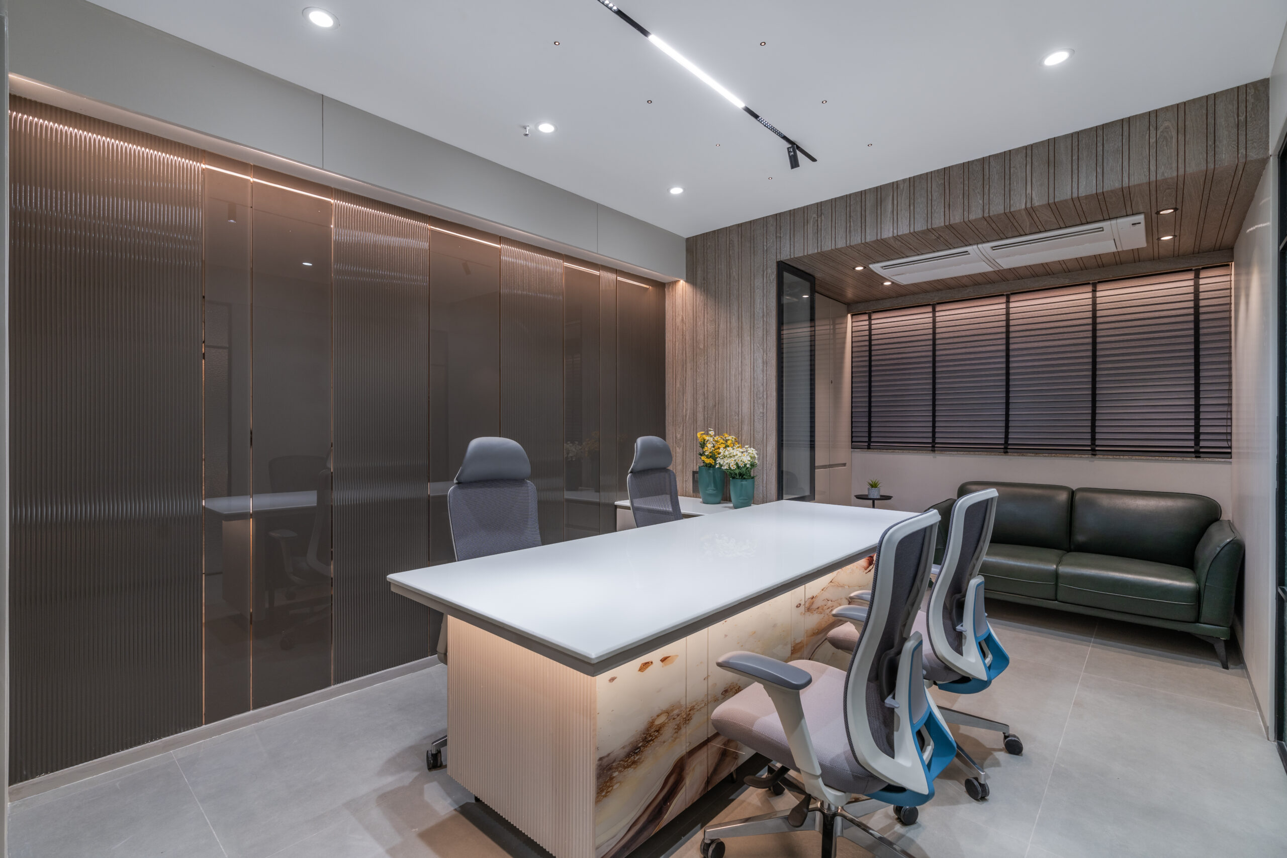 A Sophisticated and Functional Workspace by Hatch Studio Interiors